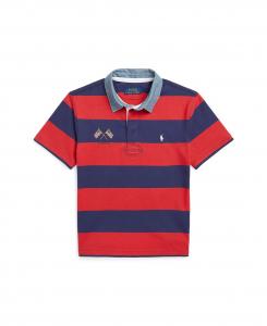 Хлопковая джинсовая куртка дальнобойщика для малышей и маленьких мальчиков Polo Ralph Lauren