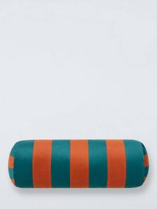 Бархатная подушка-валик в полоску John Lewis, Auburn