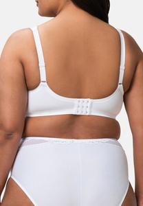 Современный бюстгальтер без косточек из кружева и хлопка с кружевными деталями для женщин Triumph, белый