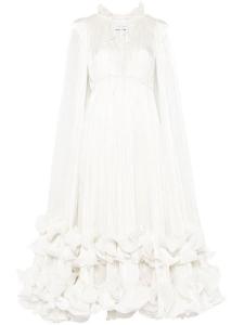 Длинное платье с кейпом Ana Radu, белый