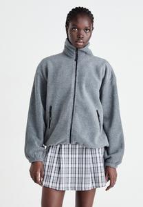 Флисовая куртка Gina Tricot JACKET, Dark Grey/Grey