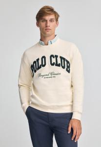 Толстовка Polo Club Sweatshirt, Ecru/Off-White