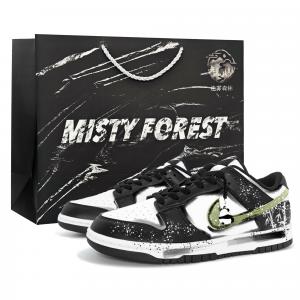 Сумка-шоппер Dunk Ink Bear Track в китайском стиле с пандами, премиум текстурой и эстетичным дизайном, легкая Nike, ink bear trail, shopping bag