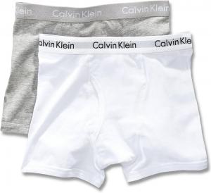 Комплект из двух трусов-боксеров Calvin Klein для мальчиков, Grey/White