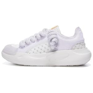 Erke Нескользящие износостойкие низкие кроссовки для скейтбординга женские, белые, фиолетовые