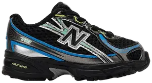 Кроссовки DTLR x New Balance 740v2 Little Kid, черный