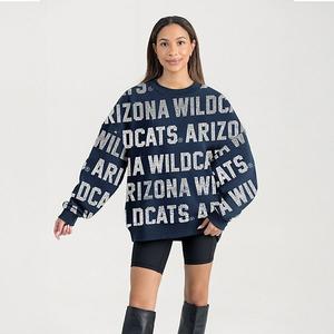 Женский свитшот Arizona Wildcats Hype Era в темно-синем цвете Gameday Couture