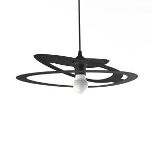 Подвесной светильник Lumicom Dilate, 40x40x40 см, черный