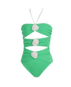 Детский купальник Clodia для девочек - малышки и подростки NESSI BYRD, зеленый