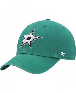 Мужская регулируемая кепка Kelly Green Dallas Stars Clean Up '47 Brand