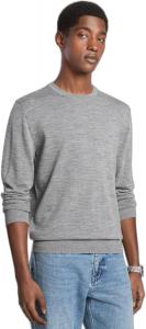 Michael Kors мужской свитер-водолазка из мериносовой шерсти, Ash Melange