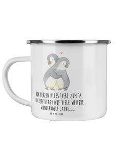 Кружка на 14-ю годовщину свадьбы, свадьба цвета слоновой кости с... белого цвета Mr. & Mrs. Panda