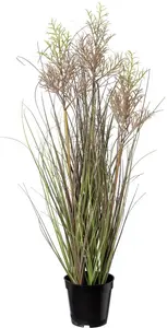 Креатив зеленая искусственная трава "Ездовая трава в горшке" Creativ green Высота: 104 см, зеленый