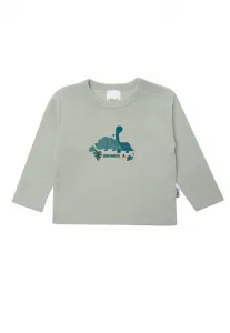 Рубашка Liliput с длинными рукавами "Дино" из мягкого хлопкового материала, мятный