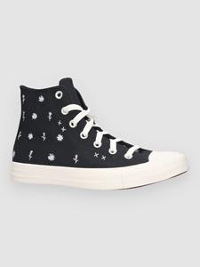 Кроссовки Converse Chuck Taylor All Star Embroidered Flower Sneakers, black/egret/foothill gree