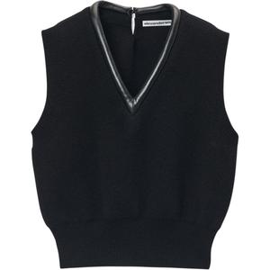 Вязаный жилет Alexander Wang, черный