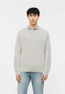 Расслабленный джемпер с экипажем Gap, Light Grey