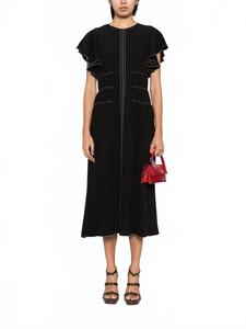 Платье Anais в черном цвете Ulla Johnson