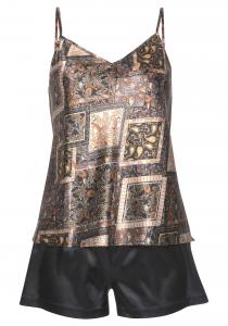 Пижама LASCANA, черный