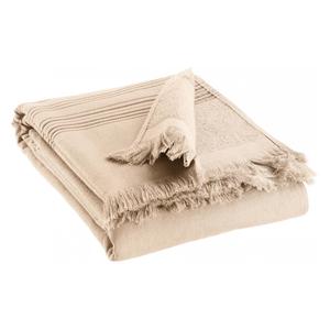 Полотенце для хаммама Канкун, серый, 90 x 180 см Vivaraise, бежевый