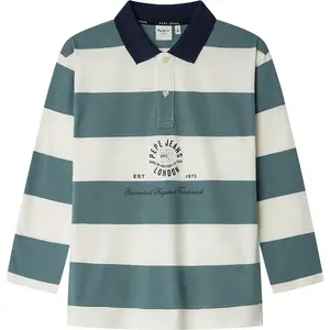 Поло с длинным рукавом Pepe Jeans Hedwing, зеленый