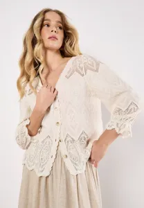 Вышитый кардиган Apricot, Stone