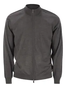 Кардиган на молнии Fedeli, серый