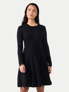 Трикотажное платье обычного кроя Yas, черный