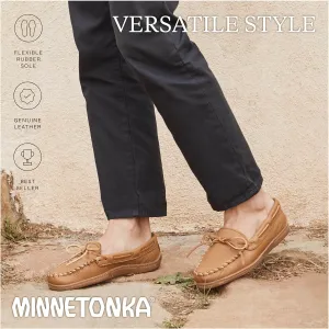 Мокасины Minnetonka для мужчин из оленьей кожи Moosehide