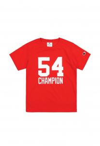 Футболка с принтом Champion, темно-красный