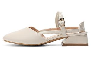 Блок-каблук Высокие каблуки 3,5 см Женские DAPHNE, Экрю