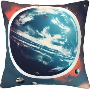 CarXs Подушка Space Planet Earth с двусторонней печатью Space Planet Earth