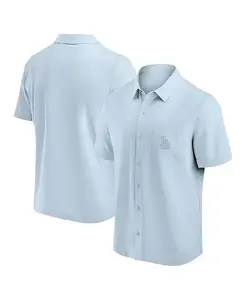 Мужская голубая рубашка на пуговицах Los Angeles Dodgers Front Office Fanatics