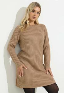 Платье Yours Clothing Jumper dress, Light Brown