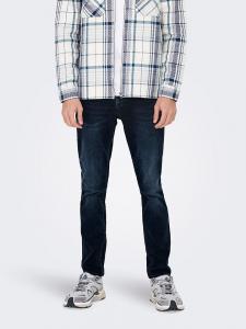 Джинсы "Loom" - зауженные - темно-синего цвета ONLY & SONS