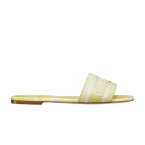 Шлепанцы Dior Wmns DWay Slide, Lemon Yellow