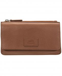 Женский кошелек Pebbled Collection с защитой RFID через плечо Mancini