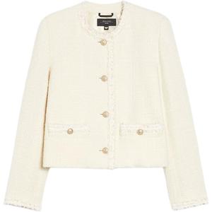 Балая куртка на пуговицах WEEKEND MaxMara, бежевый