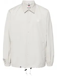 Куртка с нашивкой-логотипом Aape By A Bathing Ape, серый