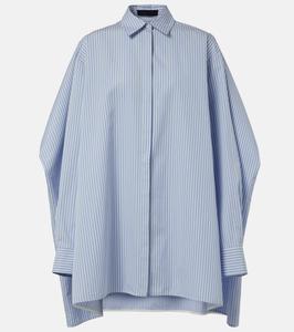 Мини-платье Isla в полоску из хлопка и шелка Proenza Schouler, Pale Multi Blue
