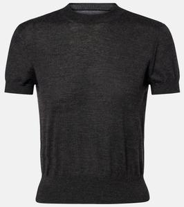 Вязаный кашемировый топ Givenchy, Charcoal