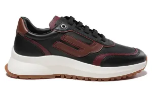 BALLY Кроссовки мужские Cow Leather Lace Up Low top Sports Casual Black Brown