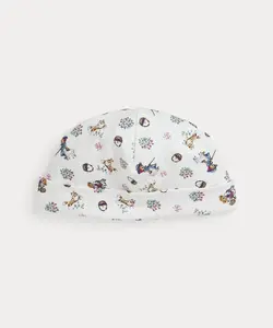 Хлопковая вязаная шапочка Polo Bear (детская)