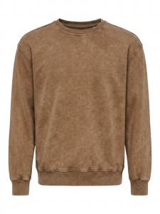 TEESHOPPEN Свитшот 'Lucas' в крапчатом коричневом