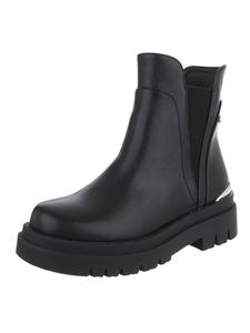 Ital-Design Черные туфли на высоком каблуке