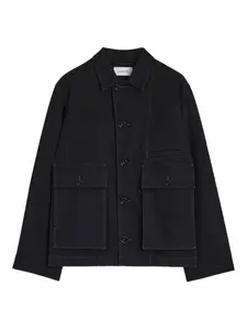 Джинсовая куртка свободного кроя LEMAIRE, черный