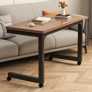 Прикроватный стол Zhuobo BZ15 Walnut 60x40 см с колесиками, передвижной