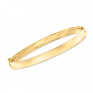 Браслет Ross-Simons Italian из 18-каратного желтого золота Ross-Simons, 7 In