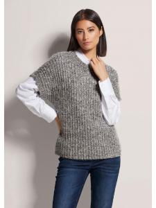 MADELEINE Свитер с металлическим эффектом, цвет серый / кремовый / многоцветный