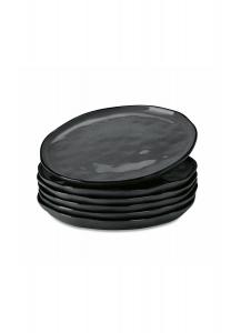 Набор тарелок Biarré, 6 шт., черный Loberon, черный